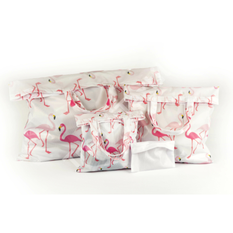 "Flamingó" 3db-os textil táska szett